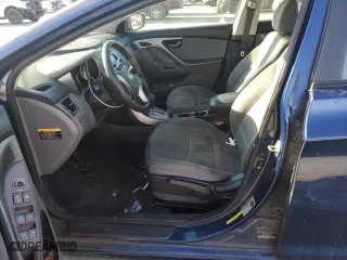 2013 Hyundai Elantra GLS PZEV with VIN KMHDH4AE8DU766273, listed as a Copart auction lot 44061105 with 127,349 mi miles and Salvage Title. Bid and sale history available at carsss.com. Image 7.