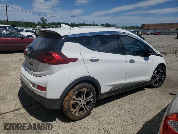 2021 Chevrolet Bolt EV Premier with VIN 1G1FZ6S04M4104157, listed as a Copart auction lot 57440175 with 100,236 mi miles and Salvage title. Bid and sale history available at DreamBid. Image 3.