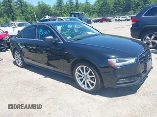 2015 Audi A4 Premium Plus with VIN WAUFFAFL8FN005343, listed as a IAAI auction lot 42550360 with 99,811 mi miles and . Bid and sale history available at DreamBid. Image 1.