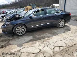 2014 Chevrolet Impala LTZ with VIN 2G1155S35E9155658, listed as a Copart auction lot 46999345 with 0 mi miles and Salvage Title. Bid and sale history available at carsss.com. Image 1.