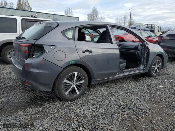2022 Subaru Impreza Premium with VIN 4S3GTAV69N3725854, listed as a Copart auction lot 50645315 with 43,179 mi miles and Salvage Title. Bid and sale history available at carsss.com. Image 3.