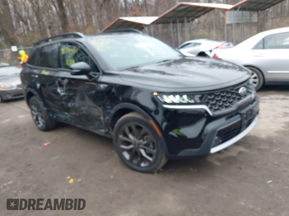 2021 Kia Sorento EX with VIN 5XYRHDLF9MG064111, listed as a IAAI auction lot 41174771 with 28,697 mi miles. Bid and sale history available at carsss.com. Image 1.