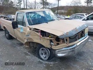 1987 Ford F-150 with VIN 1FTDF15Y2HNB10843, listed as a IAAI auction lot 41017280 with 25,203 mi miles. Bid and sale history available at carsss.com. Image 6.