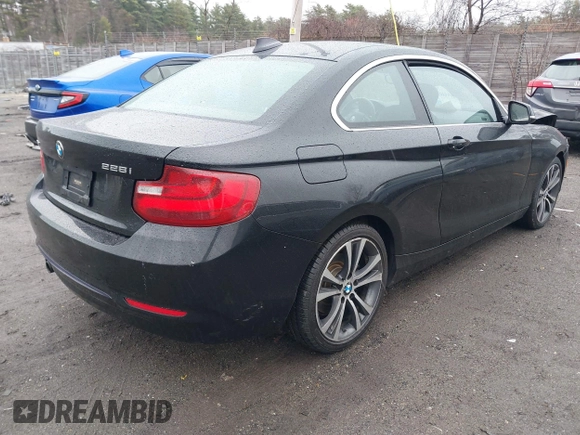 2016 BMW 2 Series 228i xDrive with VIN WBA1G9C59GV726011, listed as a IAAI auction lot 41966646 with 122,487 mi miles and . Bid and sale history available at DreamBid. Image 4.