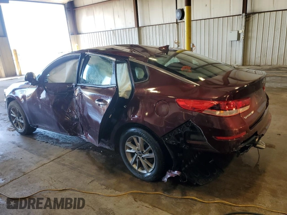 2019 Kia Optima LX z VIN 5XXGT4L30KG313988, wystawiony jako Copart lot #59152725 z przebiegiem 75 826 mil mil oraz Szkoda całkowita • Salvage title. Historia ofert i sprzedaży dostępna na DreamBid. Obrazek 2.