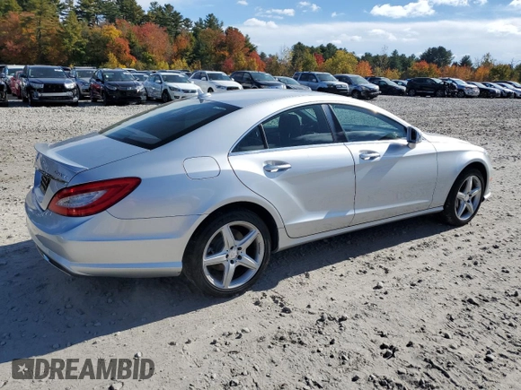 2014 Mercedes-Benz CLS-Class CLS 550 with VIN WDDLJ9BB1EA098265, listed as a Copart auction lot 76141154 with 76,715 mi miles and Clean Title. Bid and sale history available at carsss.com. Image 3.