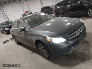 2015 Mercedes-Benz C-Class C 300 Luxury with VIN 55SWF4KB3FU062256, listed as a IAAI auction lot 41834001 with 66,999 mi miles. Bid and sale history available at carsss.com. Image 1.