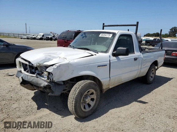 2008 Ford Ranger XL with VIN 1FTYR10D38PA19758, listed as a Copart auction lot 58354775 with 132,995 mi miles and Salvage title. Bid and sale history available at DreamBid. Image 1.