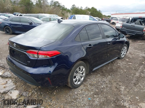 2023 Toyota Corolla LE with VIN 5YFB4MDEXPP032982, listed as a IAAI auction lot 41728893 with 21,887 mi miles and . Bid and sale history available at DreamBid. Image 4.