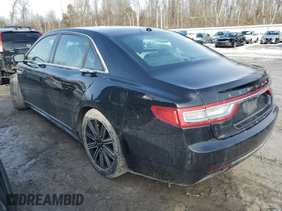 2017 Lincoln Continental Reserve with VIN 1LN6L9RP6H5627401, listed as a Copart auction lot 46780275 with 103,618 mi miles and Salvage Title. Bid and sale history available at carsss.com. Image 2.
