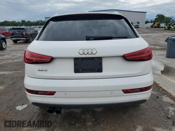 2018 Audi Q3 Premium with VIN WA1BCCFSXJR019611, listed as a Copart auction lot 55286305 with 108,898 mi miles and Salvage title. Bid and sale history available at DreamBid. Image 6.