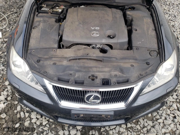 2010 Lexus IS 250C with VIN JTHFF2C29A2509185, listed as a Copart auction lot 71726584 with 89,735 mi miles and Salvage Title. Bid and sale history available at carsss.com. Image 11.