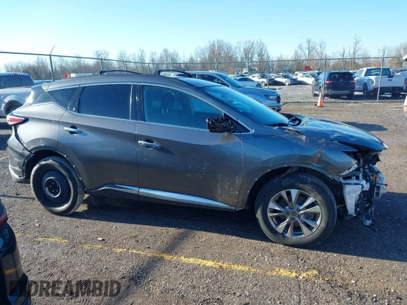 2017 Nissan Murano S with VIN 5N1AZ2MG5HN152072, listed as a IAAI auction lot 41634106 with 94,468 mi miles and . Bid and sale history available at carsss.com. Image 14.