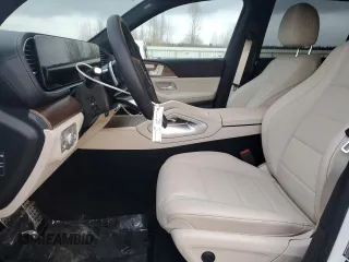 2025 Mercedes-Benz GLS with VIN 4JGFF5KE7SB324547, listed as a Copart auction lot 45541525 with 1,967 mi miles and Salvage Title. Bid and sale history available at carsss.com. Image 7.