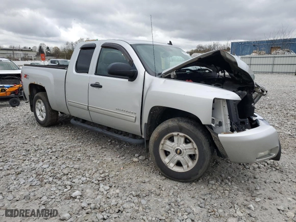 2011 Chevrolet Silverado 1500 LT with VIN 1GCRKSE34BZ402599, listed as a Copart auction lot 53281575 with 0 mi miles and Salvage Title. Bid and sale history available at carsss.com. Image 4.