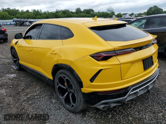 2019 Lamborghini Urus с VIN ZPBUA1ZL9KLA00879, выставлен на аукционе Copart как лот 58017485 с пробегом 23 614 миль миль и Списание • Salvage title. История ставок и продаж доступна на DreamBid. Изображение 2.