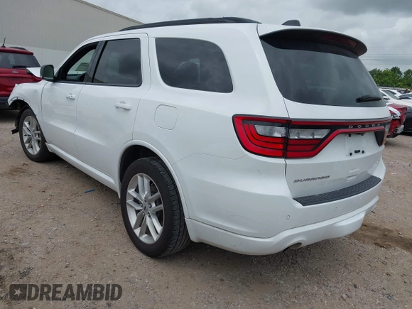 2024 Dodge Durango GT Plus with VIN 1C4RDHDG1RC134321, listed as a IAAI auction lot 42782039 with Not provided miles and . Bid and sale history available at DreamBid. Image 3.