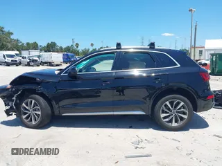 2021 Audi Q5 Premium with VIN WA1AAAFY8M2102459, listed as a IAAI auction lot 42585014 with Not provided miles and . Bid and sale history available at DreamBid. Image 15.