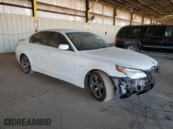 2004 BMW 5 Series 530i with VIN WBANA73564B804829, listed as a Copart auction lot 84963194 with 164,449 mi miles and Salvage Title. Bid and sale history available at DreamBid. Image 4.