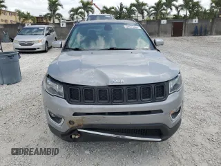 2020 Jeep Compass Limited with VIN 3C4NJDCB6LT246324, listed as a Copart auction lot 54013845 with 47,587 mi miles and Salvage Title. Bid and sale history available at DreamBid. Image 5.