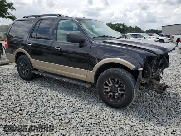 2013 Ford Expedition XLT with VIN 1FMJU1J54DEF38584, listed as a Copart auction lot 54978985 with 180,035 mi miles and Salvage title. Bid and sale history available at DreamBid. Image 4.