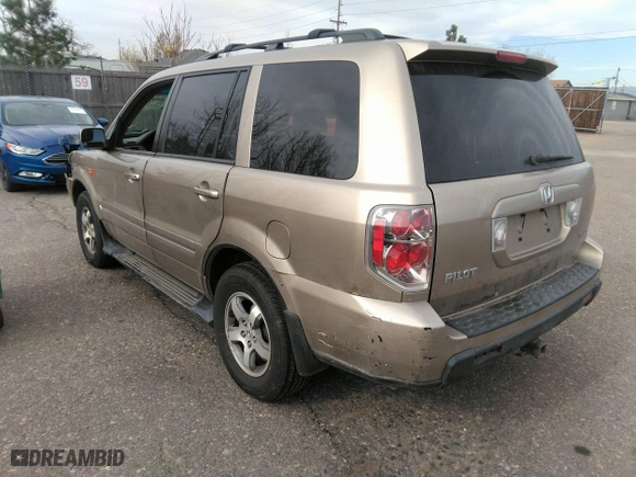 2006 Honda Pilot EX-L with VIN 2HKYF18556H523873, listed as a IAAI auction lot 41907028 with 226,072 mi miles. Bid and sale history available at carsss.com. Image 3.