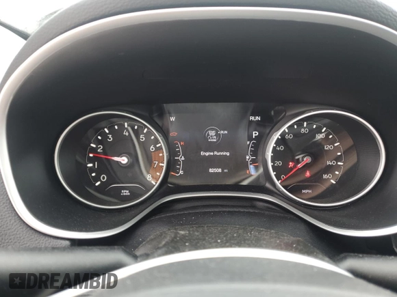 2019 Jeep Compass Latitude z VIN 3C4NJDBB5KT595474, wystawiony jako Copart lot #57227675 z przebiegiem 82 508 mil mil oraz Nie do naprawy • Non repairable. Historia ofert i sprzedaży dostępna na DreamBid. Obrazek 9.
