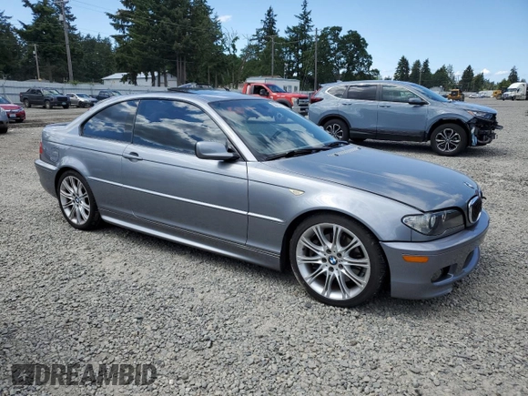 2004 BMW 3 Series 330Ci with VIN WBABD534X4PL13835, listed as a Copart auction lot 58266175 with 136,394 mi miles and Clean title. Bid and sale history available at DreamBid. Image 4.