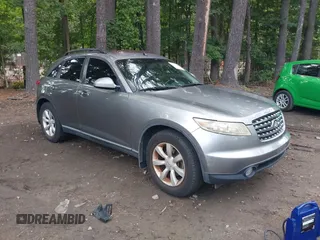 2005 Infiniti FX with VIN JNRAS08UX5X105553, listed as a IAAI auction lot 42732408 with 206,222 mi miles and . Bid and sale history available at DreamBid. Image 1.