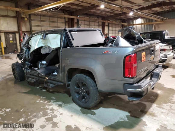 2019 Chevrolet Colorado 4WD Z71 with VIN 1GCGTDEN4K1194451, listed as a Copart auction lot 45247275 with 0 mi miles and Salvage Title. Bid and sale history available at carsss.com. Image 2.