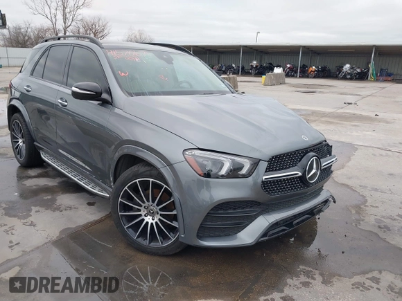 2021 Mercedes-Benz GLE 350 with VIN 4JGFB4JB5MA405326, listed as a IAAI auction lot 41570671 with 41,660 mi miles and . Bid and sale history available at DreamBid. Image 1.