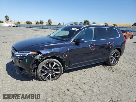2019 Volvo XC90 Momentum with VIN YV4A22PK7K1425842, listed as a Copart auction lot 62583485 with 74,465 mi miles and Salvage title. Bid and sale history available at DreamBid. Image 1.