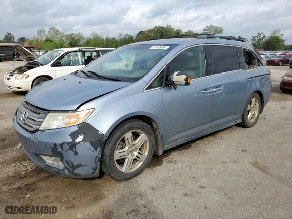 2013 Honda Odyssey Touring with VIN 5FNRL5H99DB057612, listed as a Copart auction lot 51053985 with 292,364 mi miles and Clean Title. Bid and sale history available at carsss.com. Image 1.