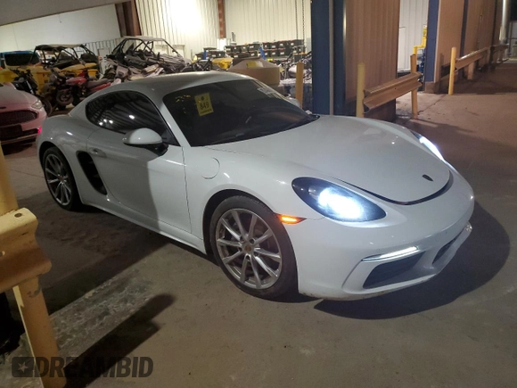 2018 Porsche 718 Cayman z VIN WP0AA2A85JK262216, wystawiony jako Copart lot #82436914 z przebiegiem 109 574 mil mil oraz Szkoda całkowita • Salvage title. Historia ofert i sprzedaży dostępna na DreamBid. Obrazek 4.
