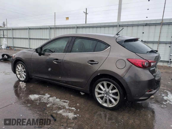 2017 Mazda 3 Touring with VIN 3MZBN1L70HM117494, listed as a Copart auction lot 53679635 with 127,751 mi miles and Salvage Title. Bid and sale history available at DreamBid. Image 2.
