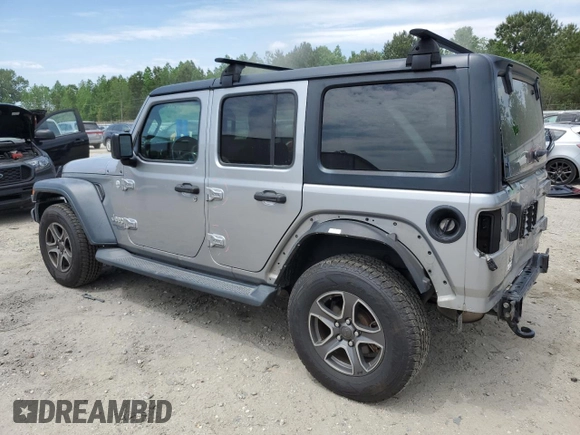 2018 Jeep Wrangler Unlimited Sport S z VIN 1C4HJXDG6JW111568, wystawiony jako Copart lot #54708515 z przebiegiem 137 630 mil mil oraz Szkody całkowita. Historia ofert i sprzedaży dostępna na DreamBid. Obrazek 2.
