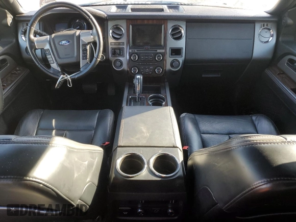 2016 Ford Expedition EL Platinum with VIN 1FMJK1MT7GEF16860, listed as a Copart auction lot 82555224 with 0 mi miles and Salvage Title. Bid and sale history available at carsss.com. Image 8.