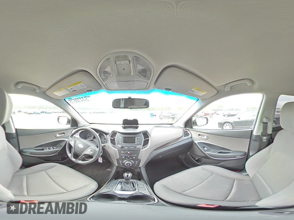 2018 Hyundai Santa Fe 2.4L with VIN 5NMZT3LB6JH078152, listed as a Copart auction lot 54418675 with 121,455 mi miles and Salvage title. Bid and sale history available at DreamBid. Image 15.