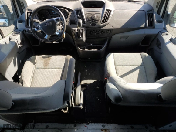 2016 Ford Transit Cargo Van with VIN 1FTYR2CG8GKB02965, listed as a Copart auction lot 58747654 with 92,455 mi miles and Salvage Title. Bid and sale history available at carsss.com. Image 8.