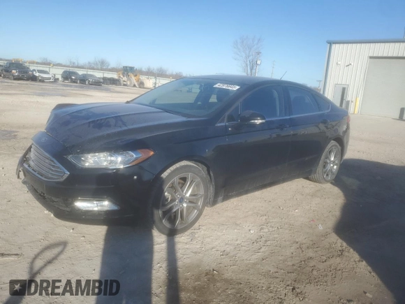 2017 Ford Fusion SE with VIN 3FA6P0HD9HR335451, listed as a Copart auction lot 42976645 with 174,969 mi miles and Salvage Title. Bid and sale history available at DreamBid. Image 1.