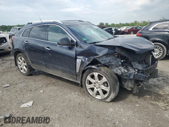 2014 Cadillac SRX Performance Collection with VIN 3GYFNFE38ES647063, listed as a Copart auction lot 55166145 with 161,472 mi miles and Salvage title. Bid and sale history available at DreamBid. Image 4.