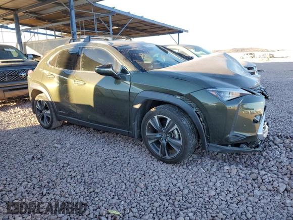 2022 Lexus UX 250h with VIN JTHX9JBHXN2055837, listed as a Copart auction lot 88178815 with 69,913 mi miles and Salvage title. Bid and sale history available at DreamBid. Image 4.