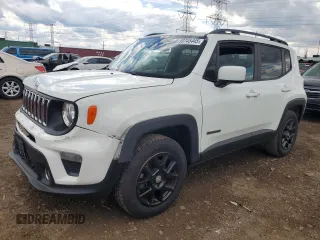 2019 Jeep Renegade Latitude z VIN ZACNJBBBXKPK62812, wystawiony jako Copart lot #58745445 z przebiegiem 67 511 mil mil oraz Szkoda całkowita • Salvage title. Historia ofert i sprzedaży dostępna na DreamBid. Obrazek 1.