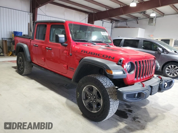 2020 Jeep Gladiator Rubicon z VIN 1C6JJTBG8LL155550, wystawiony jako Copart lot #53462305 z przebiegiem 34 276 mil mil oraz Szkoda całkowita • Salvage title. Historia ofert i sprzedaży dostępna na DreamBid. Obrazek 4.