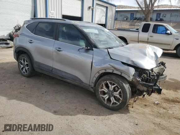 2021 Kia Seltos EX with VIN KNDERCAA3M7072747, listed as a Copart auction lot 44857895 with 87,622 mi miles and Salvage Title. Bid and sale history available at carsss.com. Image 4.