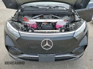 2023 Mercedes-Benz EQS with VIN 4JGDM4EB1PA001956, listed as a Copart auction lot 63513064 with 5,546 mi miles and Salvage Title. Bid and sale history available at carsss.com. Image 12.