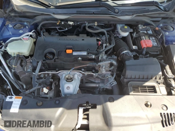 2018 Honda Civic LX with VIN 2HGFC2F59JH567855, listed as a Copart auction lot 63935294 with 75,521 mi miles and Salvage Title. Bid and sale history available at DreamBid. Image 11.