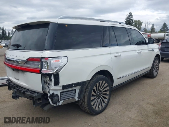 2020 Lincoln Navigator Reserve z VIN 5LMJJ3LT3LEL05128, wystawiony jako IAAI lot #42177716 z przebiegiem 54 175 mil mil oraz . Historia ofert i sprzedaży dostępna na DreamBid. Obrazek 4.