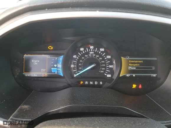2017 Ford Edge SEL with VIN 2FMPK4J93HBB45648, listed as a Copart auction lot 49222535 with 123,270 mi miles and Salvage Title. Bid and sale history available at carsss.com. Image 9.