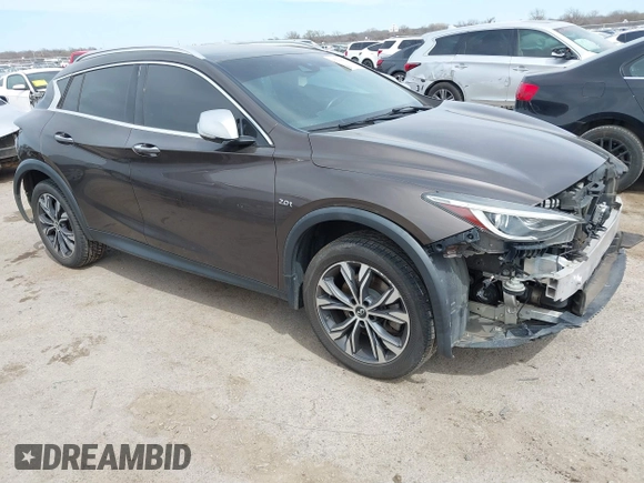 2017 Infiniti QX30 Premium with VIN SJKCH5CR7HA024635, listed as a IAAI auction lot 41764962 with 98,803 mi miles and . Bid and sale history available at DreamBid. Image 1.
